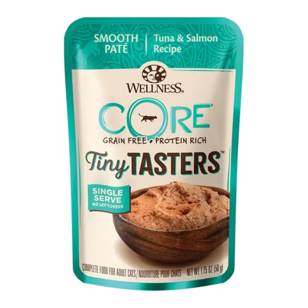 Wellness CORE tiny tasters tuna & salmon Pate for Cats (50g) _1