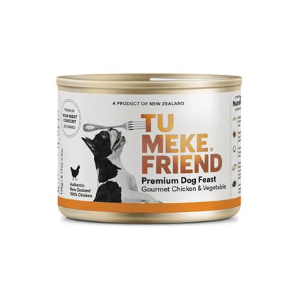 Tu Meke Dog Can Food Gourmet Chicken | Vegetable (175g)_1