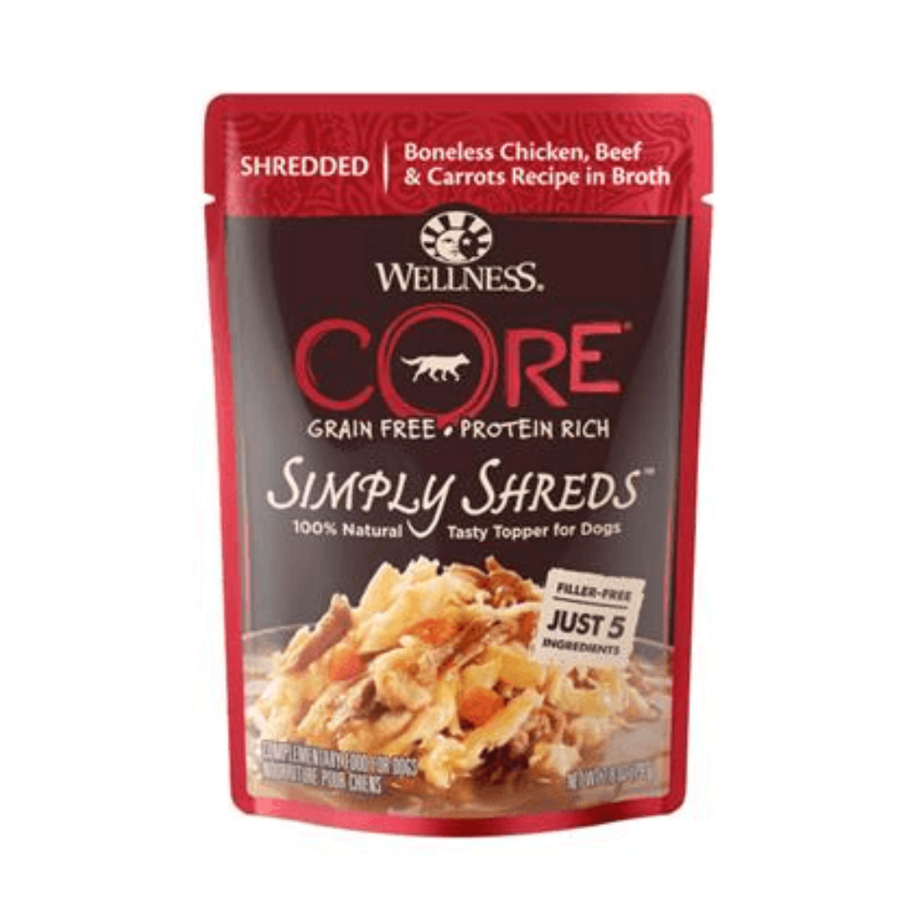 Wellness Core Simply Shreds Chicken, Beef & Carrots (79g)_1