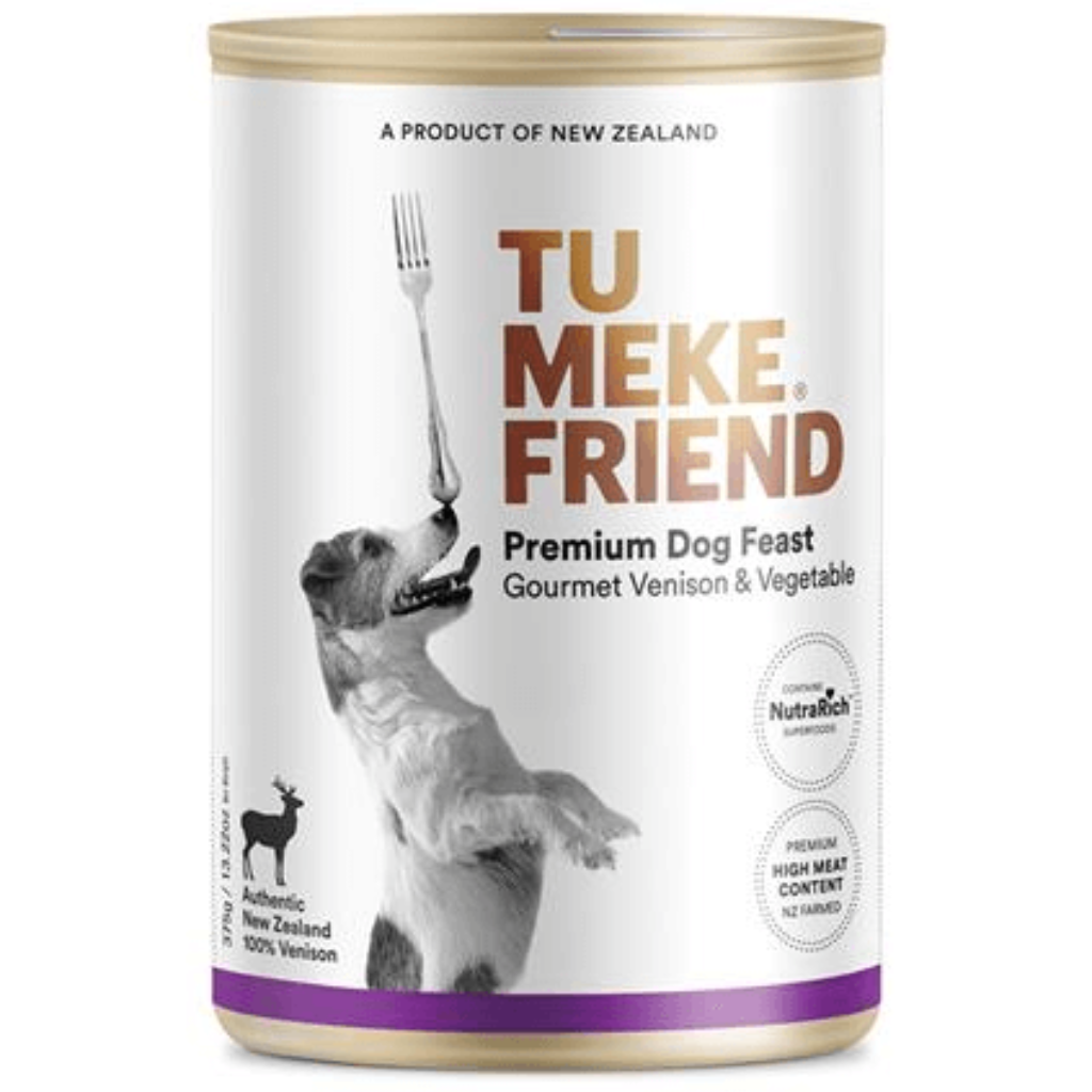 Tu Meke Dog Can Food Gourmet Venison | Vegetable (375g)_1