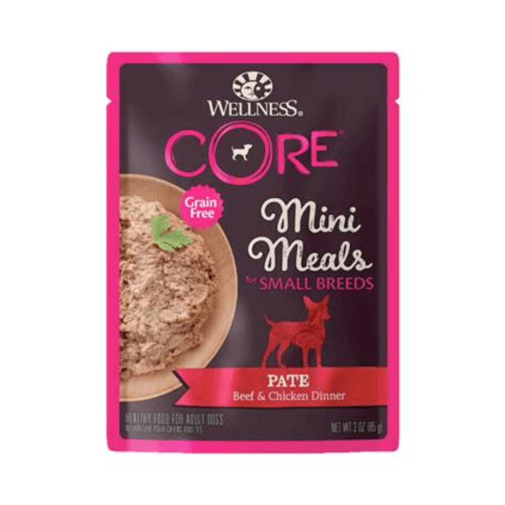 Wellness CORE Mini Meals Pate Beef & Chicken dinner for Dogs (85g)_1